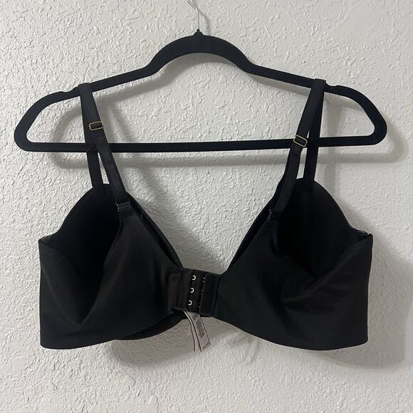 Victoria's Secret Bra Lined Demi Double Size 38D Black - Picture 2 of 6